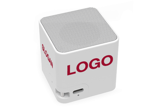 Cube - Trådløse Høgtaler Med Logo