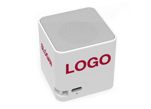 Cube - Bluetooth Høgtaler Med Logo Cube - Bluetooth Høgtaler Med Logo