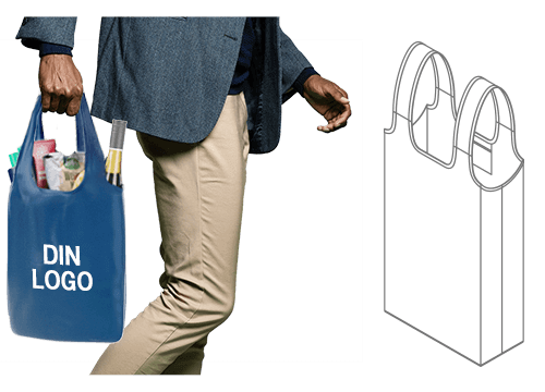 Nifty - Tilpassede gjenbrukbare handleposer Nifty - Tilpassede gjenbrukbare handleposer