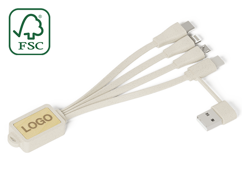 Multi Wood - Tilpassede USB kabler Multi Wood - Tilpassede USB kabler