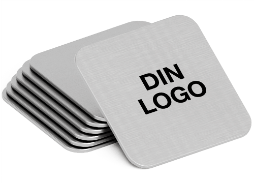 Node - Bordbrikker med logo