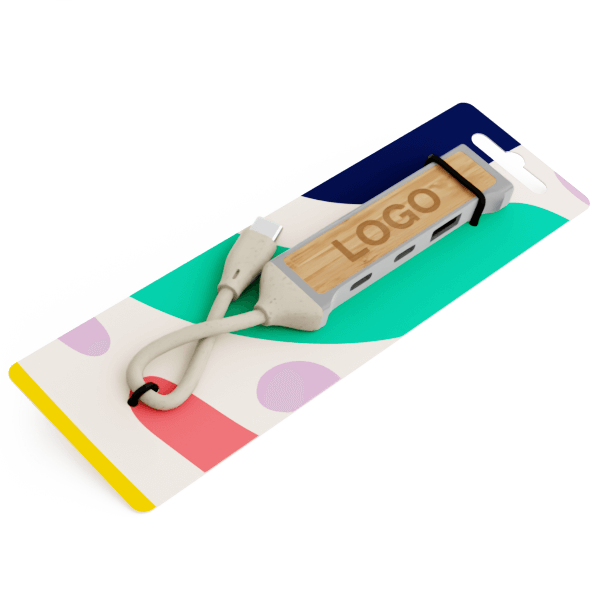 Expand Bamboo - Egendefinert USB hub