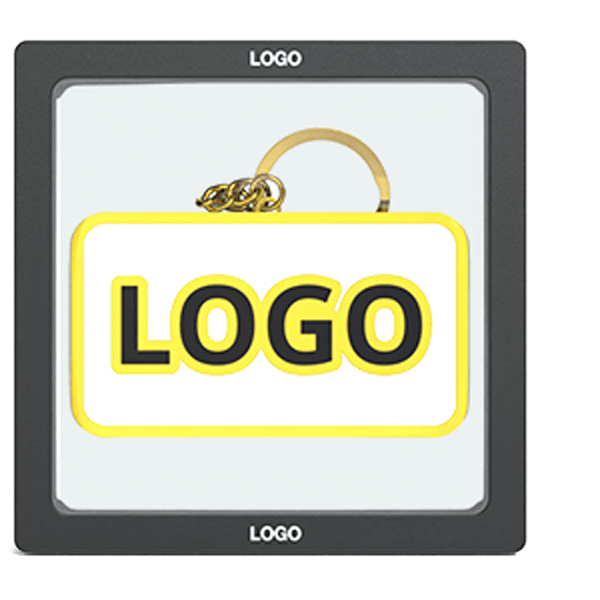 Nøkkelring i emalje - Tilpasset nøkkelring