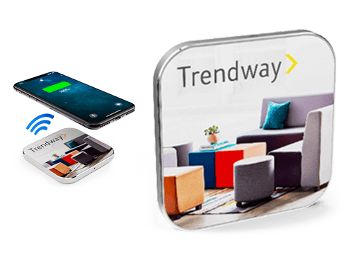 Edge - Promoterende trådløs lading pad Edge - Promoterende trådløs lading pad