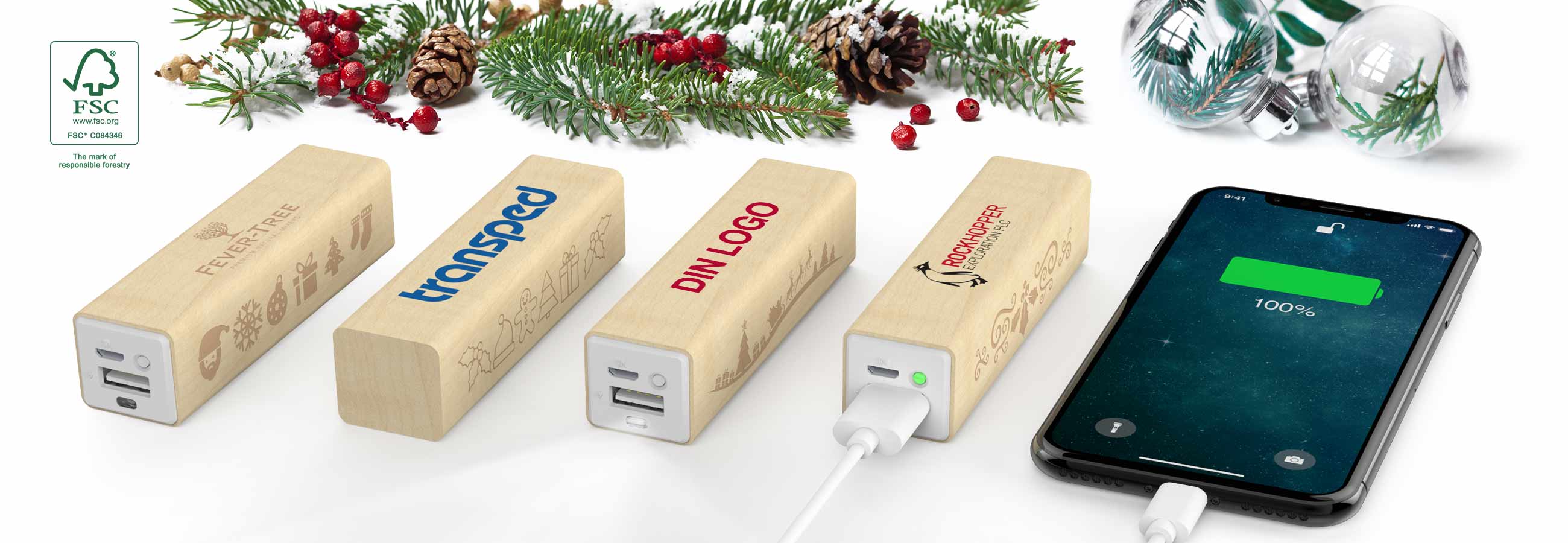 Maple Christmas Powerbank