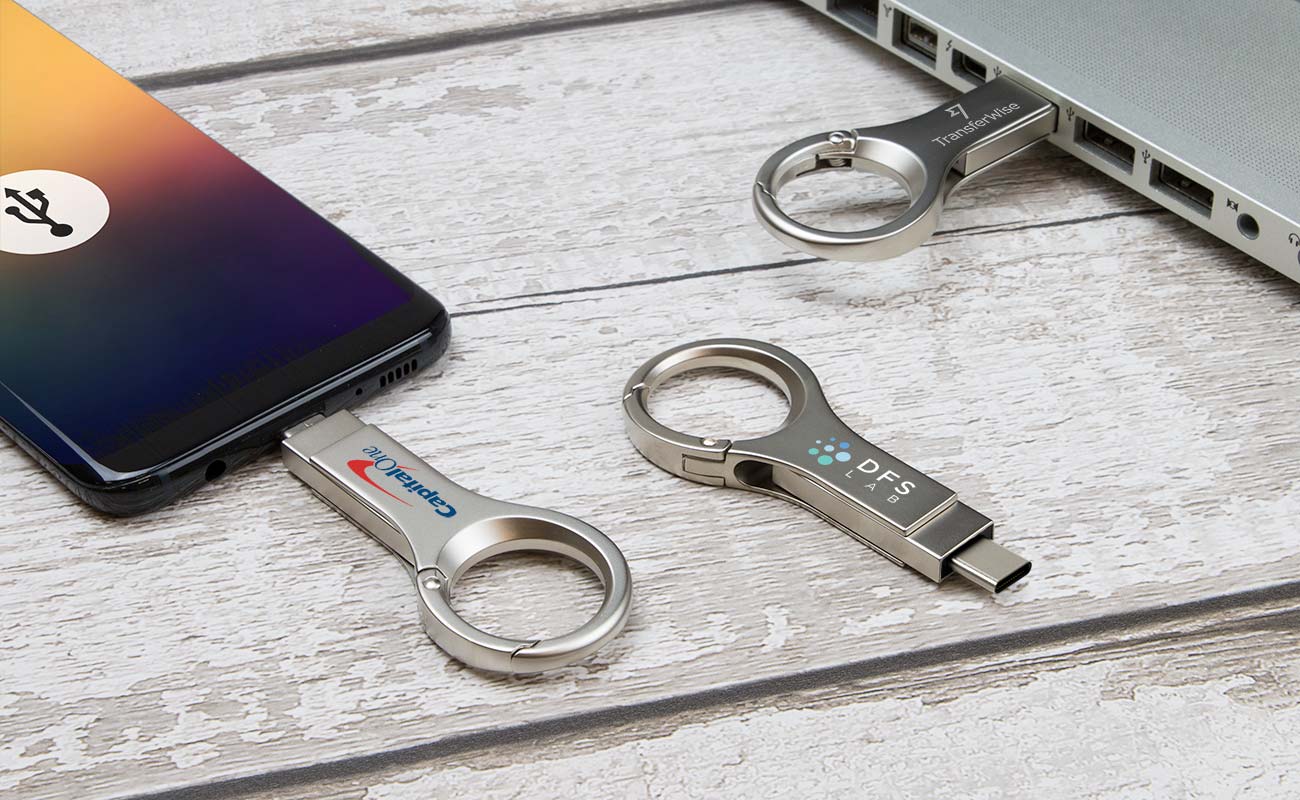 Active - Minnepinne med USB-C med Logo gallery thumbnail