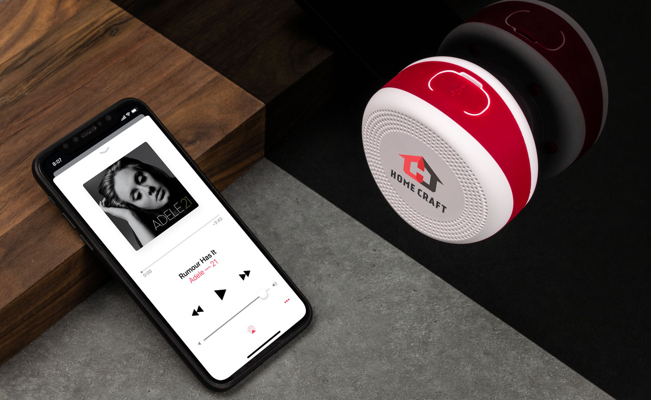 Aqua - Wireless Høyttaler Med Logo gallery thumbnail