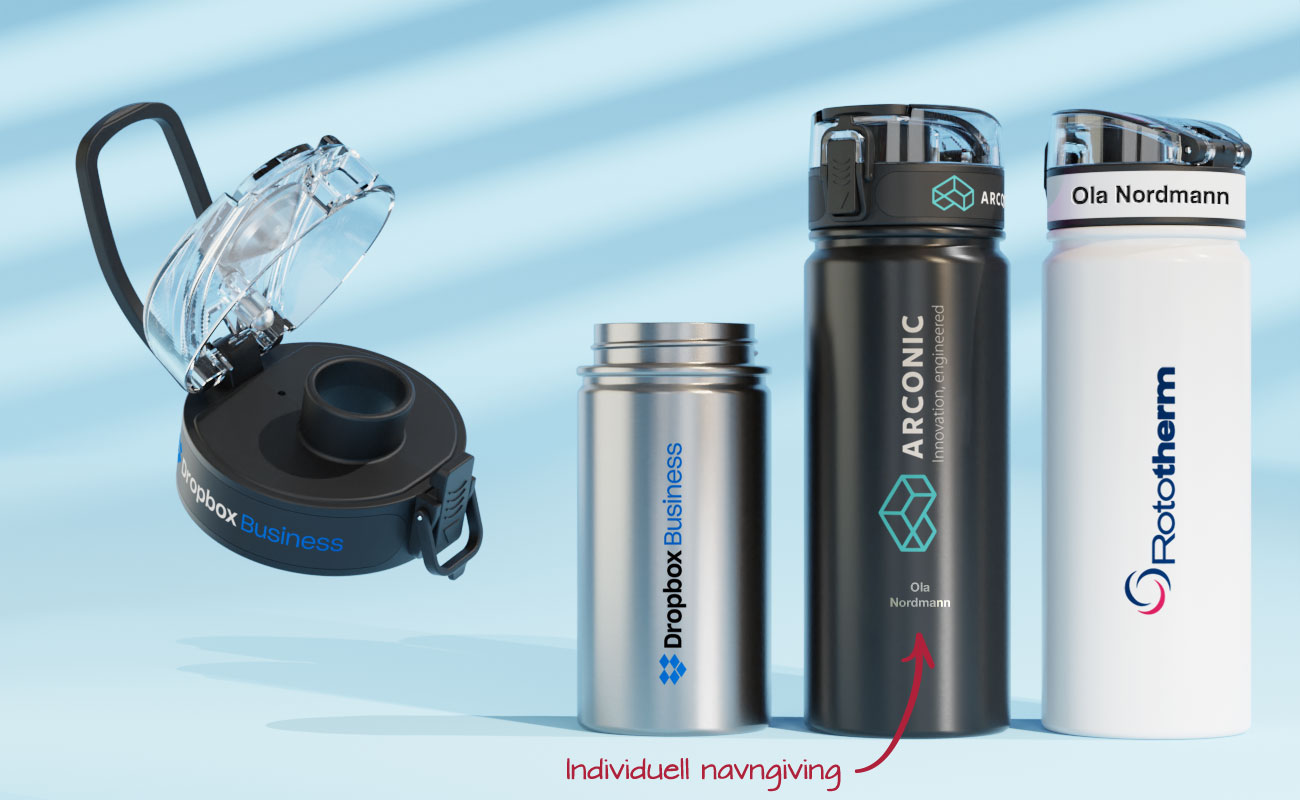 Aqualok Metal Vannflaske