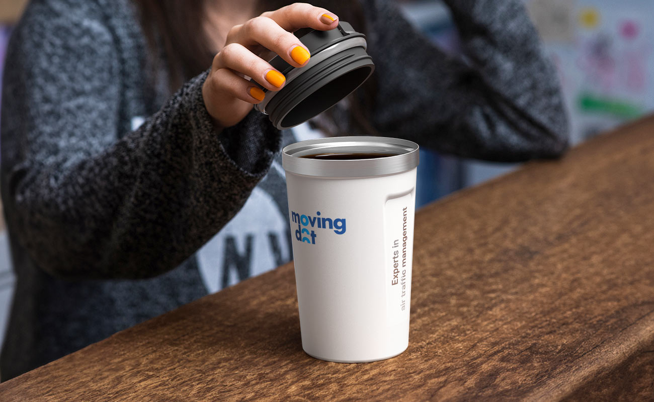 Aroma - Skreddersydd isolert kopp i rustfritt stål gallery thumbnail