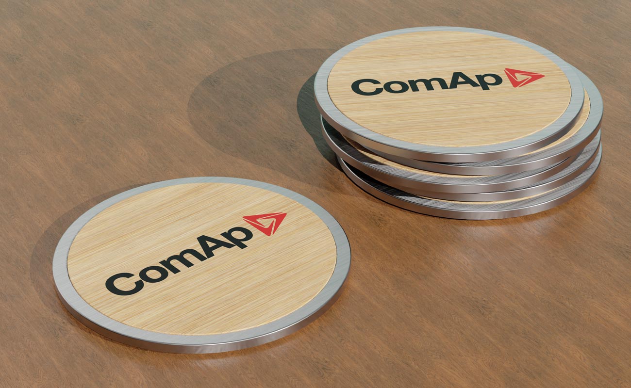 Base - Tilpassede salgsfremmende Bordbrikker i bambus gallery thumbnail