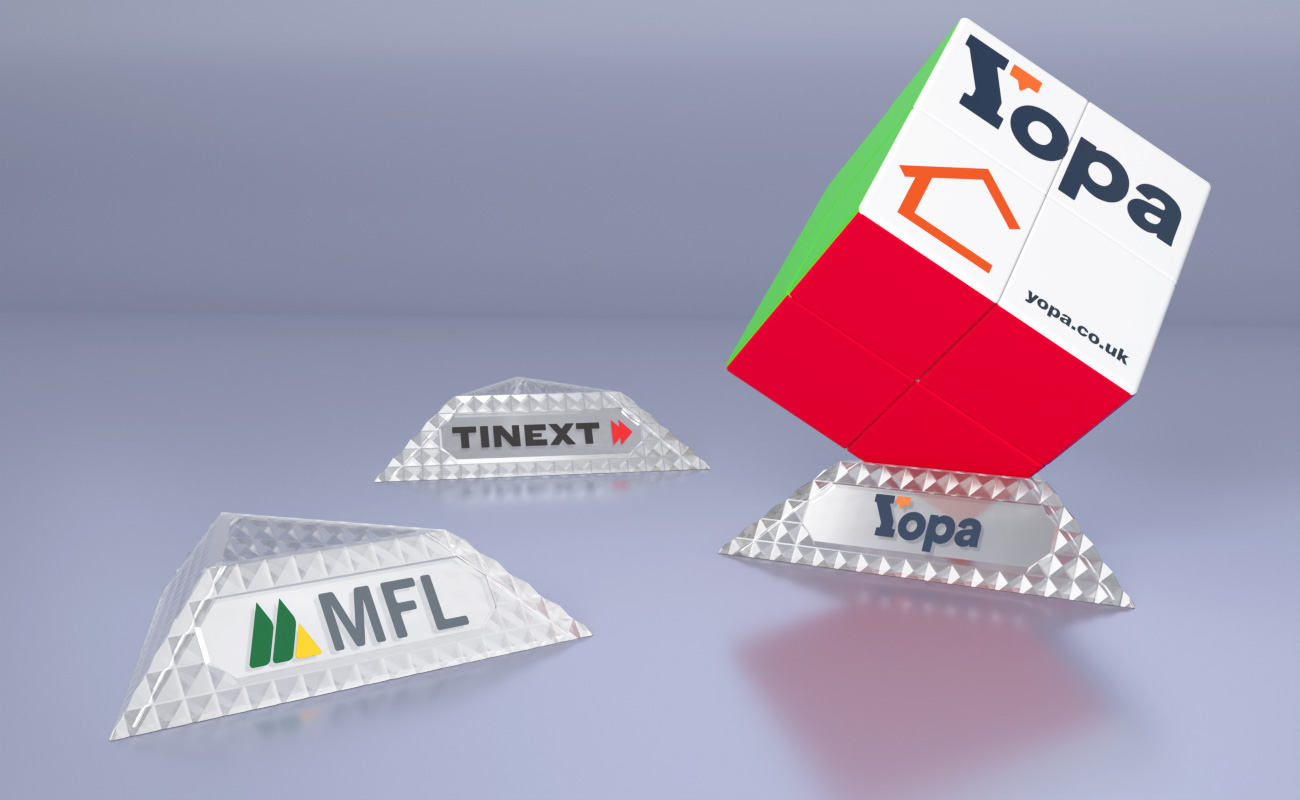 Blox Mini - Magiske kuber med logo gallery thumbnail