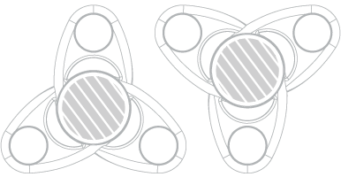 Fidgetspinner Screen Printing