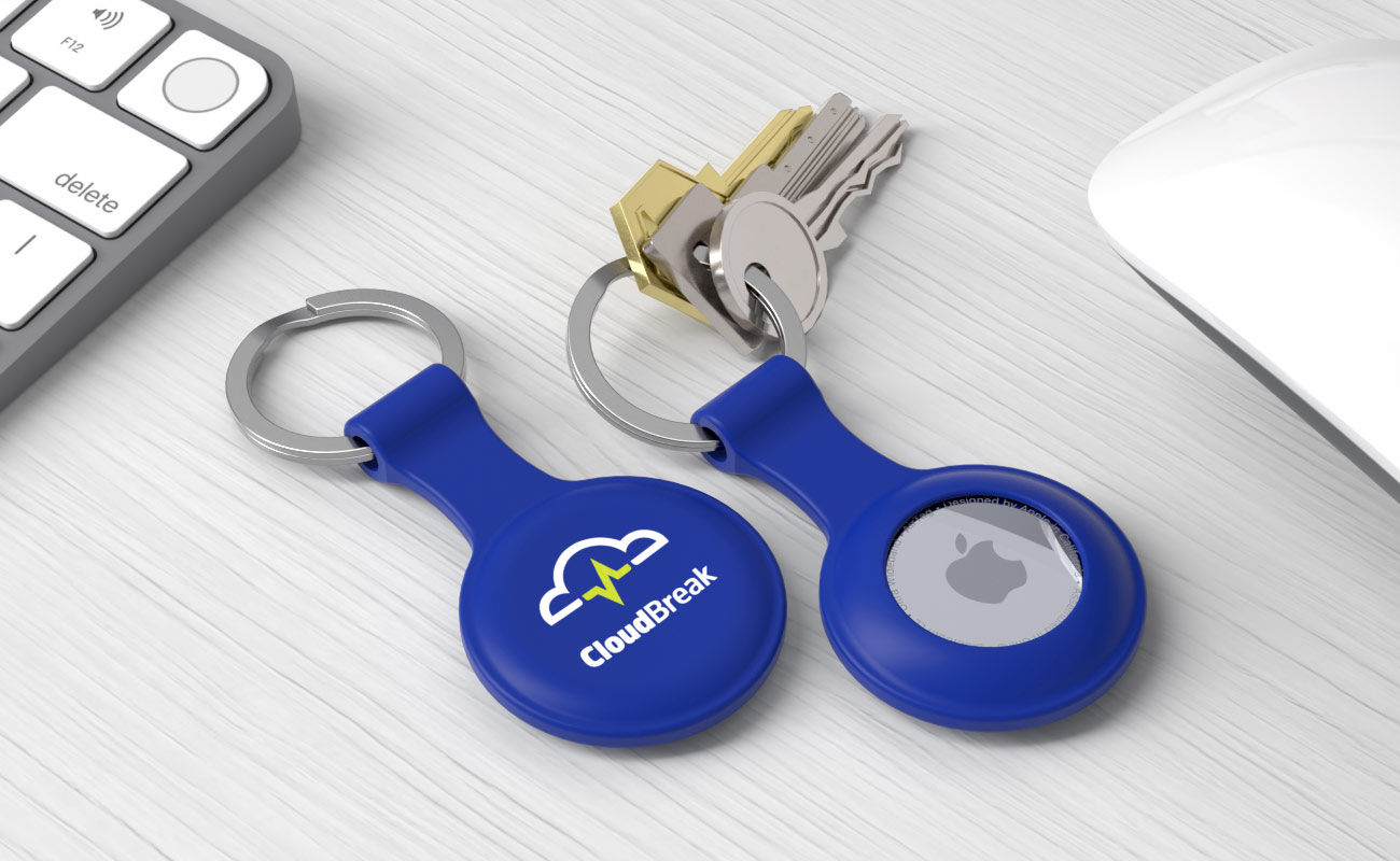 Cradle - AirTag-etuier med logo gallery thumbnail