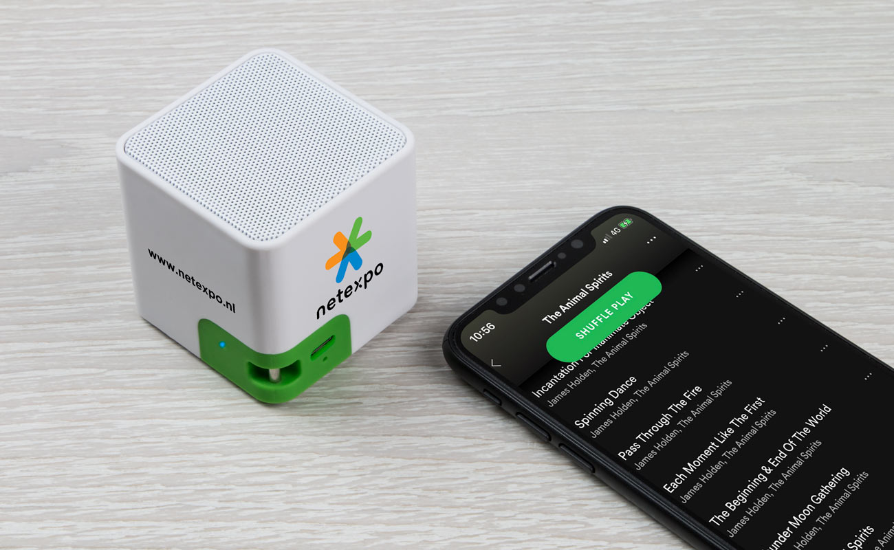 Cube - Wireless Høgtaler Med Logo gallery thumbnail