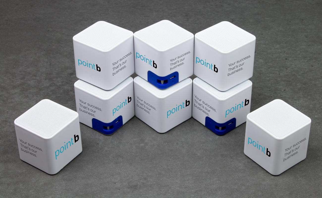 Cube - Bluetooth Høgtaler Trykk gallery thumbnail