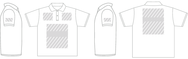 Polo skjorte Fototrykk