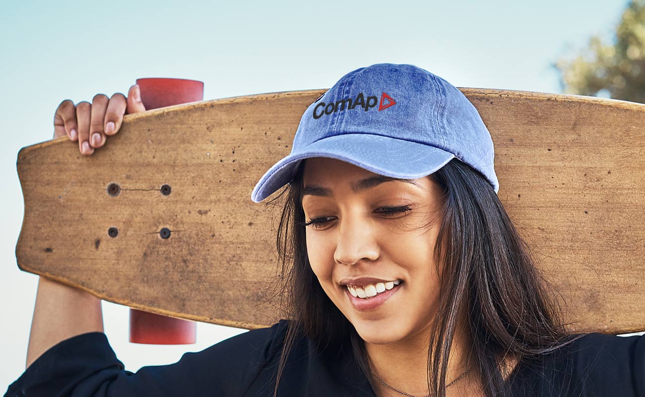 Drift - Spesialtilpassede reklameDenimvaskede caps gallery thumbnail