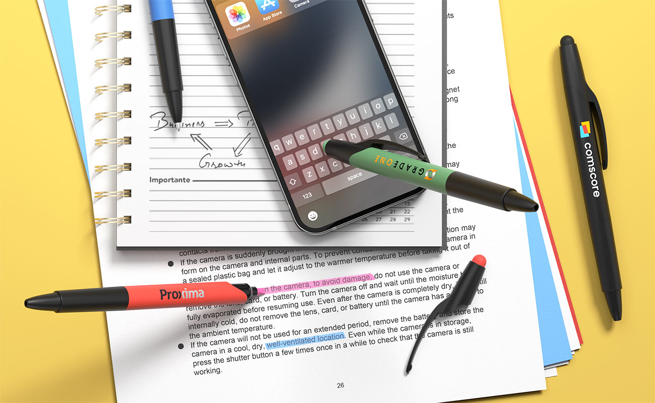 Glow - Highlighter Penner med trykk gallery thumbnail