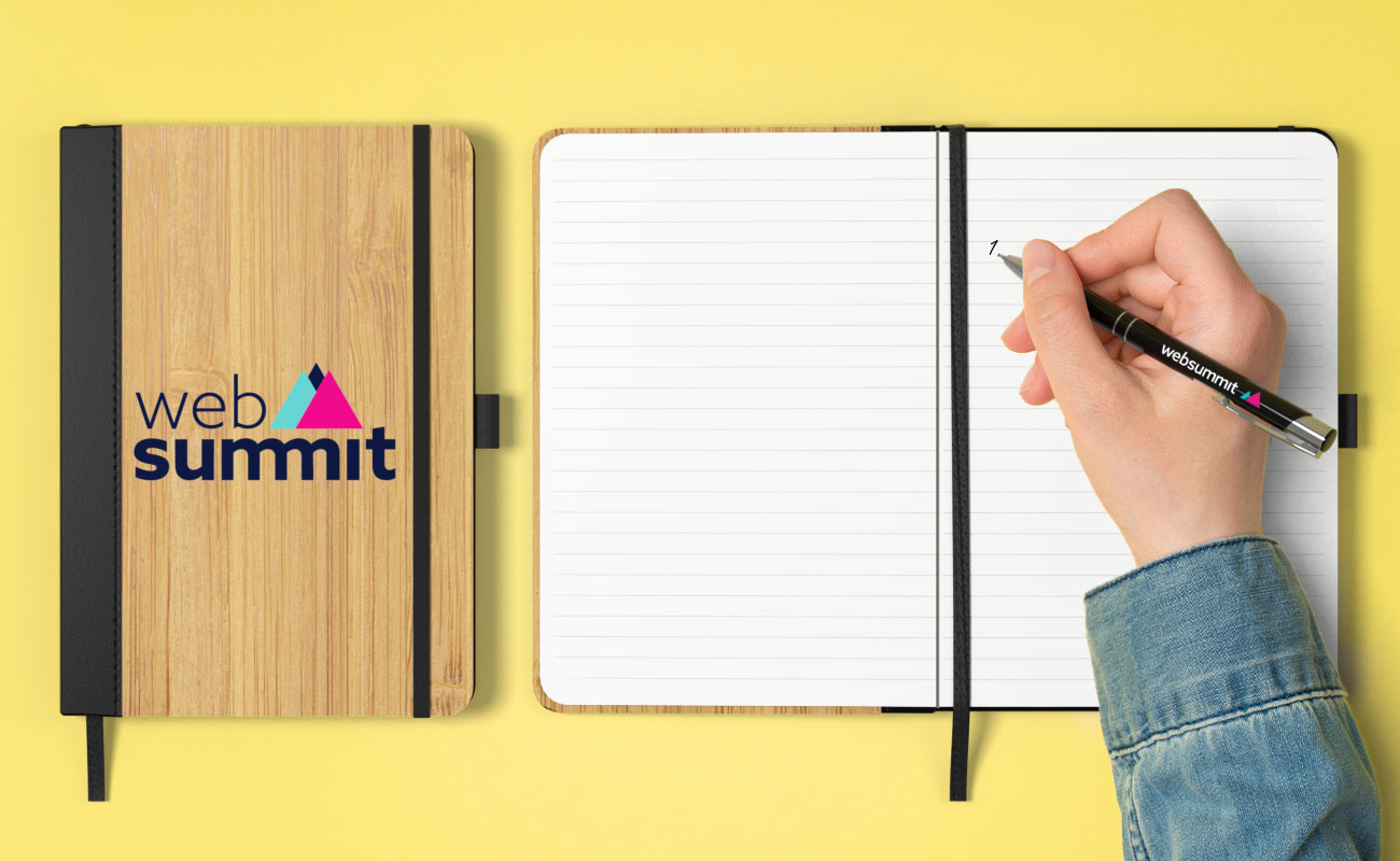 Grove - Personlige salgsfremmende Notatbøker i bambus gallery thumbnail