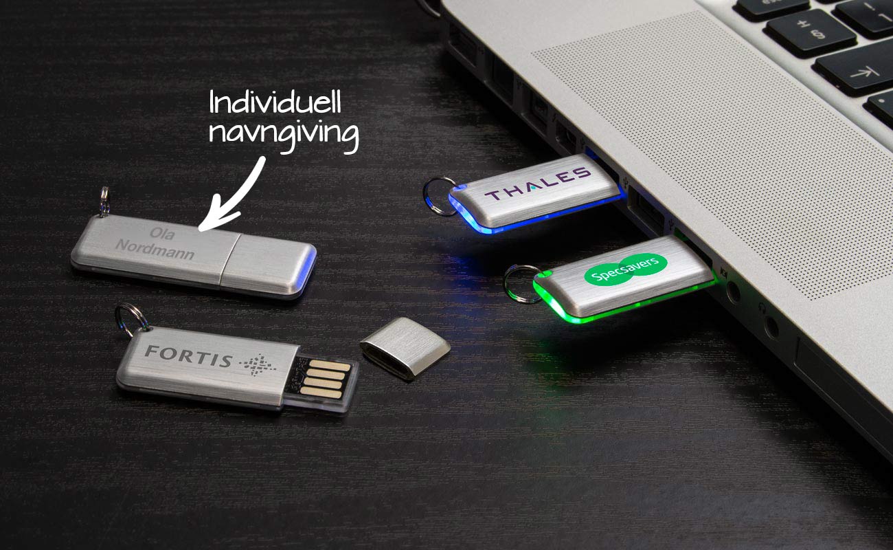 Halo - Tilpassede usb med LED lys