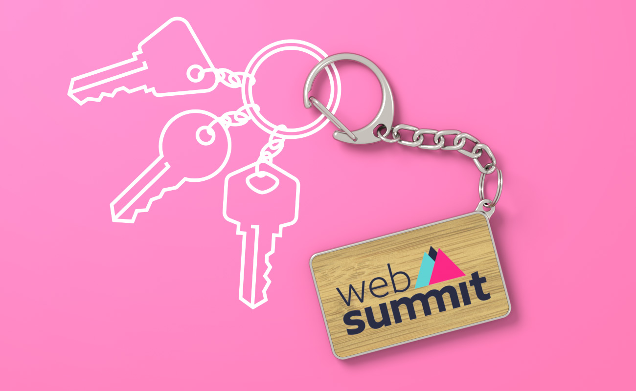 KeyCraft - Nøkkelringer i bambus med logo gallery thumbnail