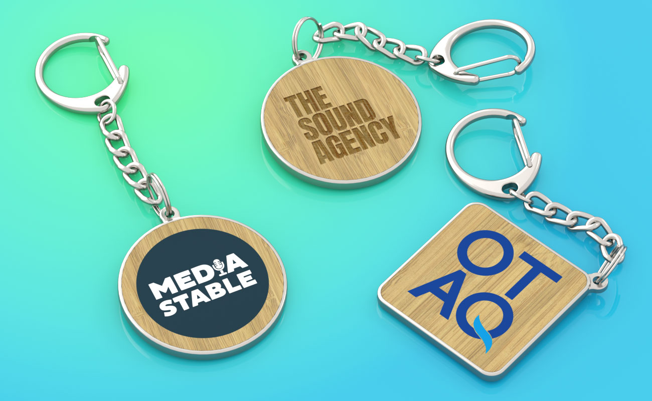 KeyCraft - Tilpassede salgsfremmende Nøkkelringer i bambus gallery thumbnail