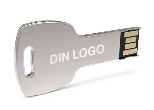 Key - USB Minne Med Logo