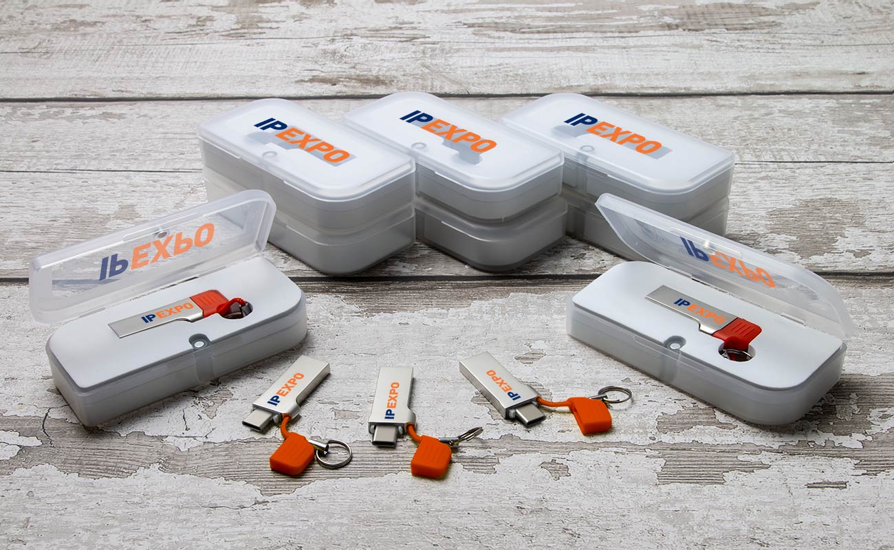 Lynx - USB Minnepenn med USB-C med Logo gallery thumbnail