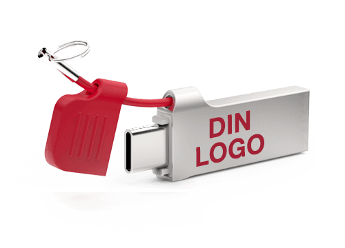Lynx - Minnepinne med USB-Cr med Logo Lynx - Minnepinne med USB-Cr med Logo