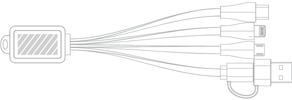 USB-kabel Screen Printing
