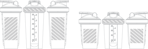 Shaker-flaske Screen Printing