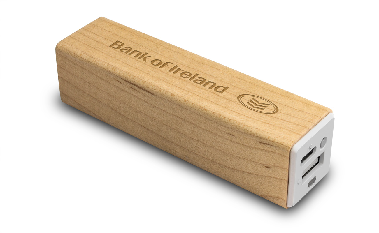 Maple - Power Bank med Logo gallery thumbnail