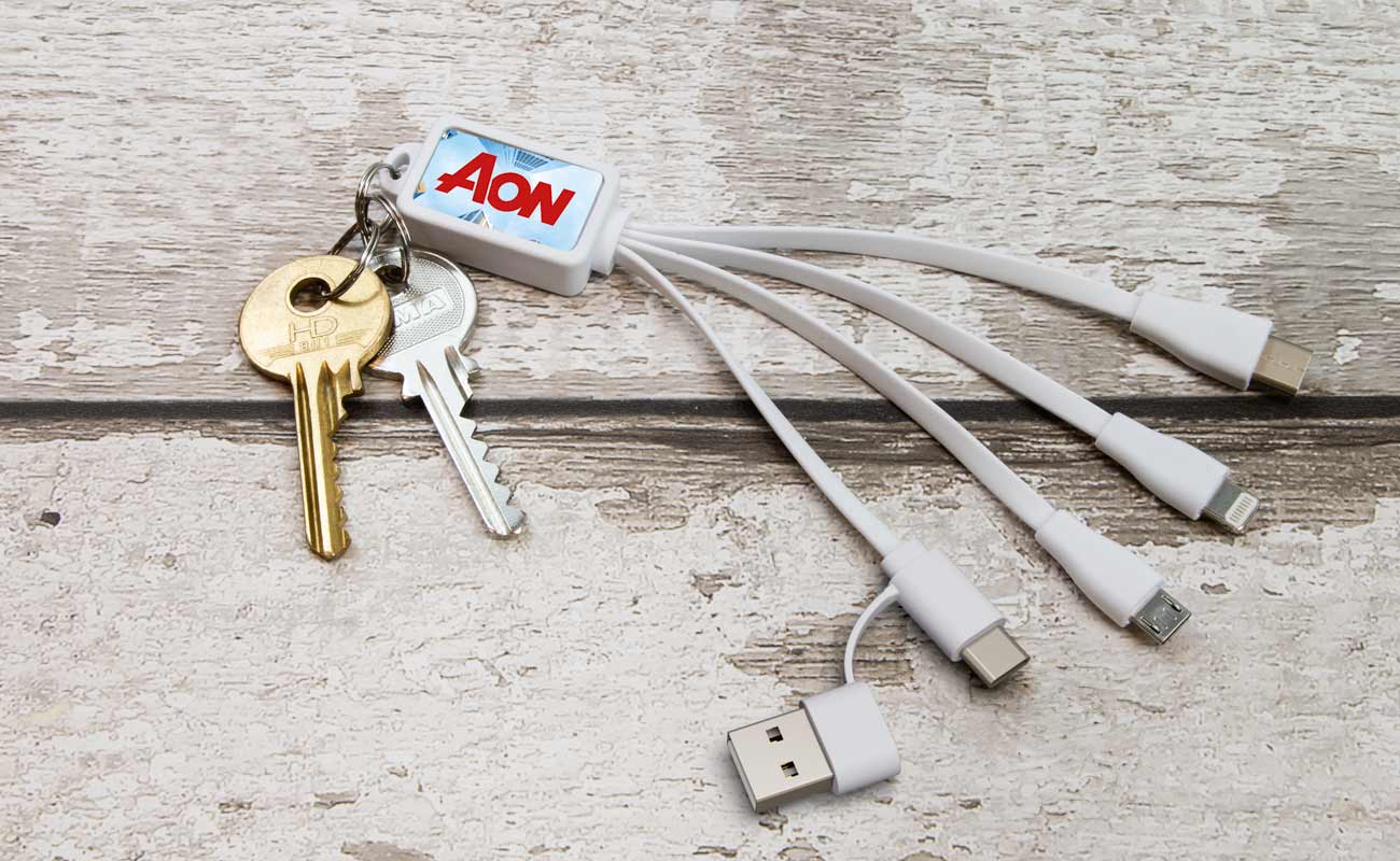 Multi - Blekksprut ladekabel USB sett merket gallery thumbnail