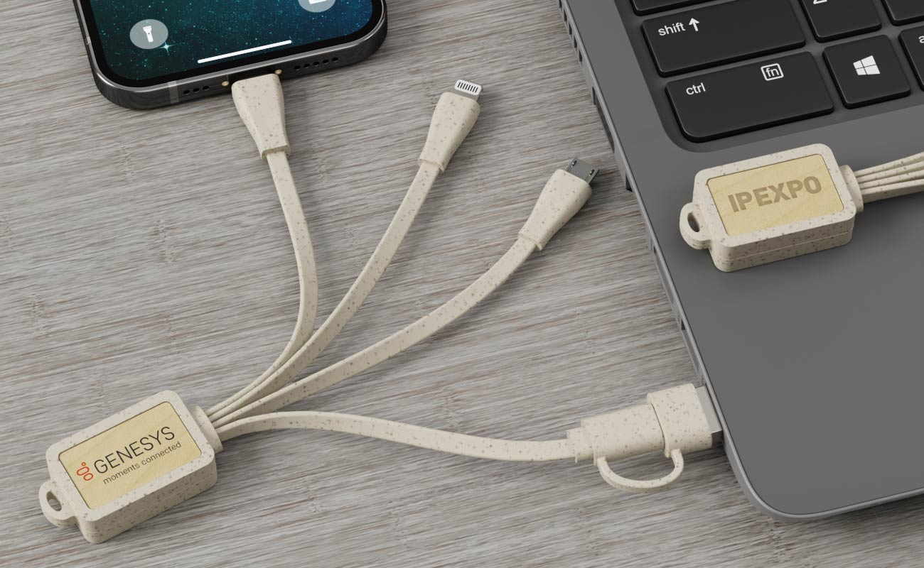 Multi Wood - Apple lightning USB kabel engros gallery thumbnail