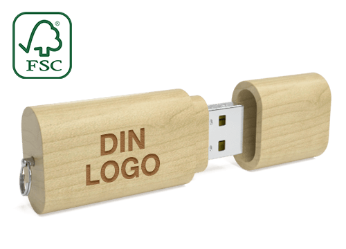 Nature - USB Minne Med Logo Nature - USB Minne Med Logo