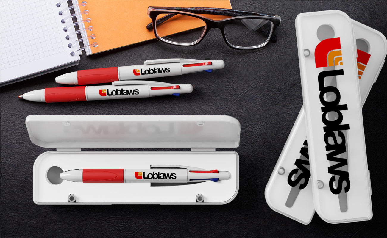 Quad - Spesialtilpassede reklamepenner gallery thumbnail