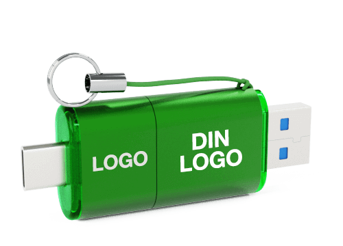 Shift - USB Minnepenn med USB-C med Logo Shift - USB Minnepenn med USB-C med Logo