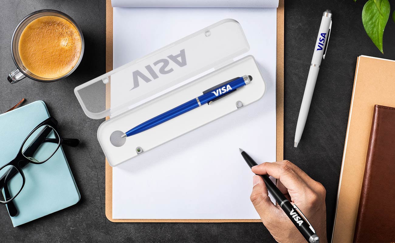 Sleek - Penner med logo gallery thumbnail