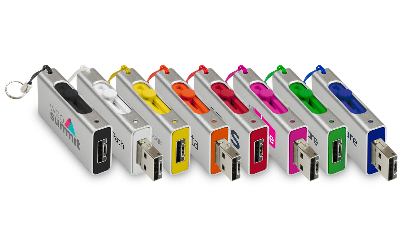 Slide - Minnepinne med USB-C med Logo gallery thumbnail