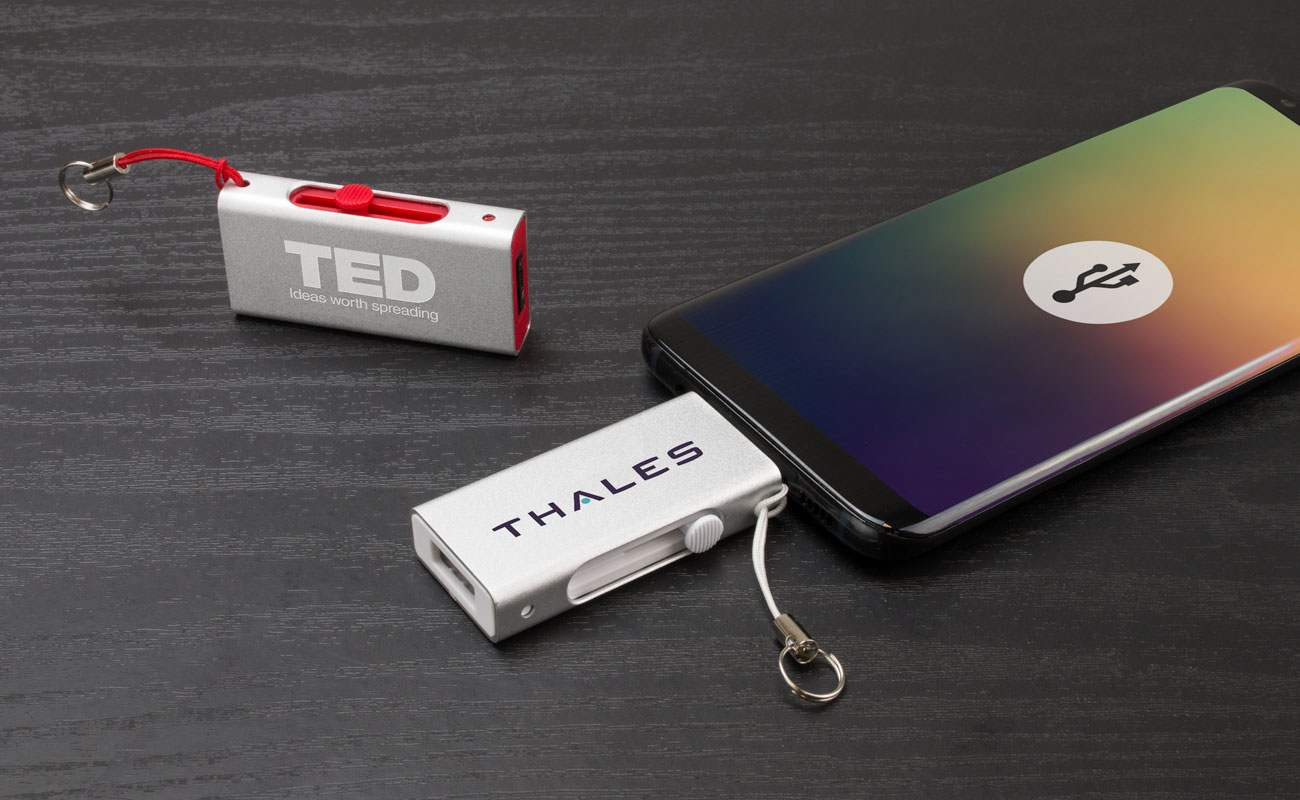 Slide - USB-C med Logo gallery thumbnail