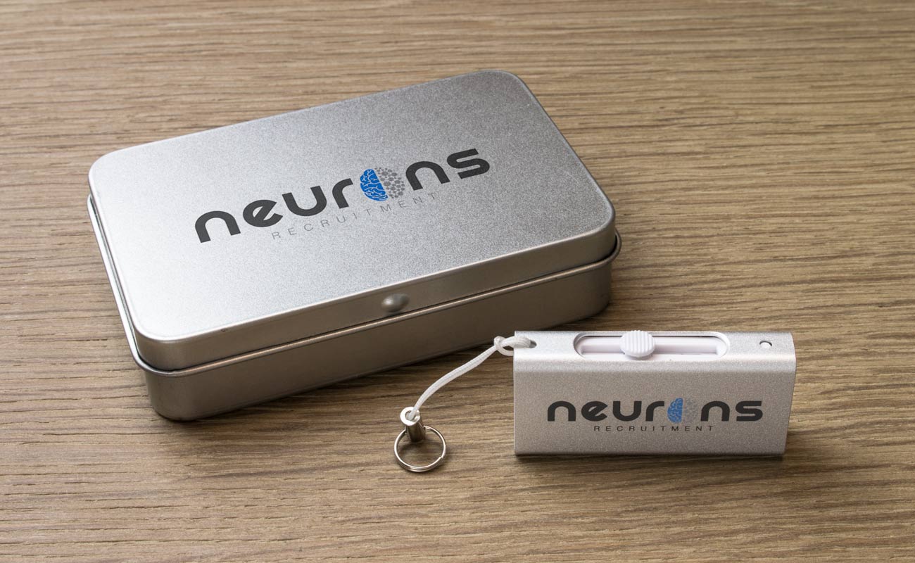 Slide - Minnepinne med USB-Cr med Logo gallery thumbnail