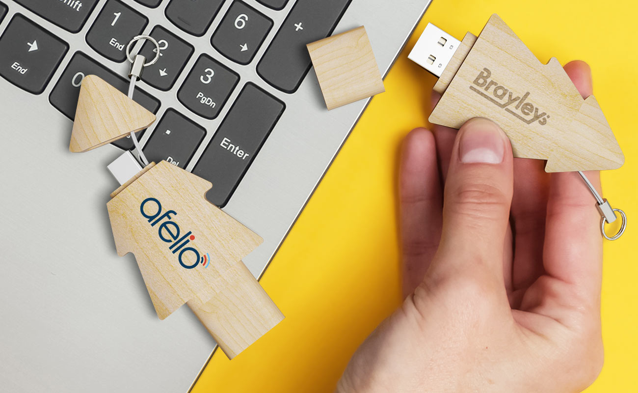 Tree Duo - Minnepinne Med Logo gallery thumbnail