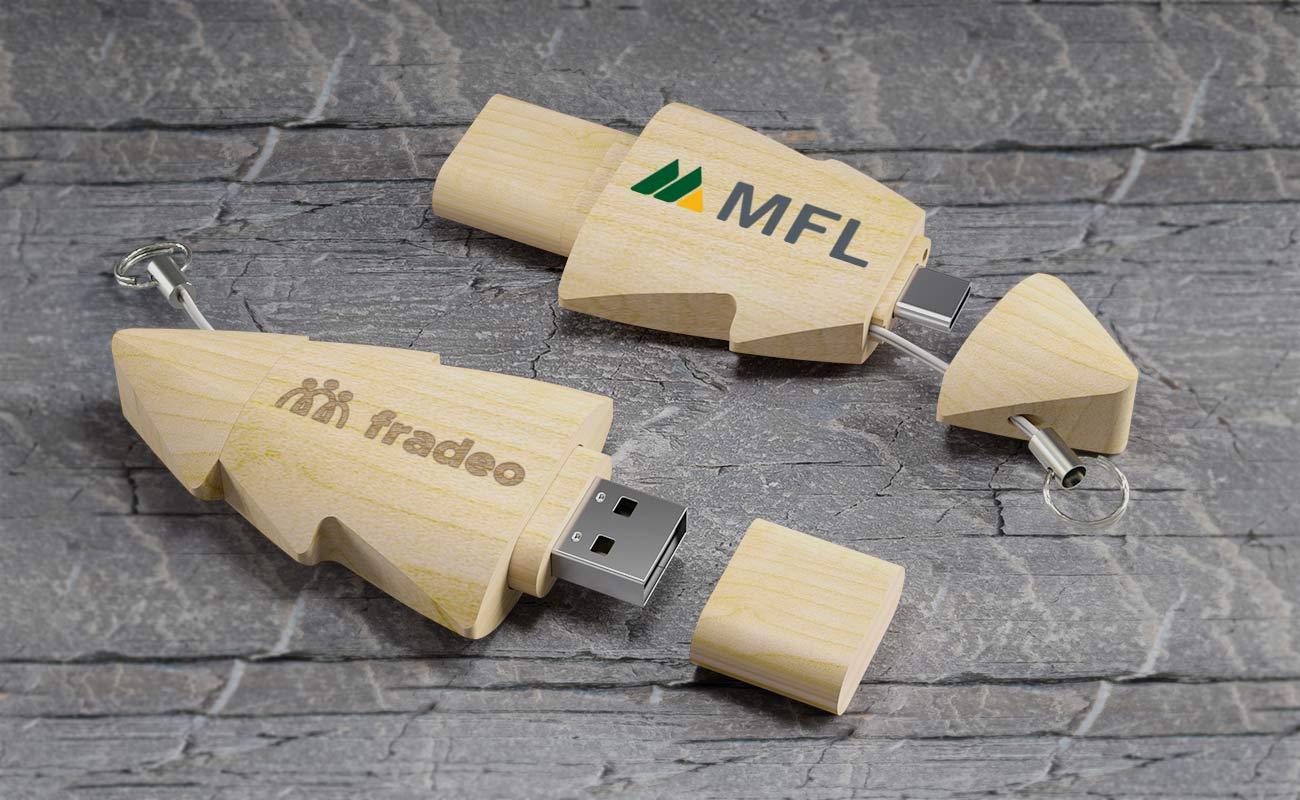 Tree Duo - Minnepinner Med Logo gallery thumbnail