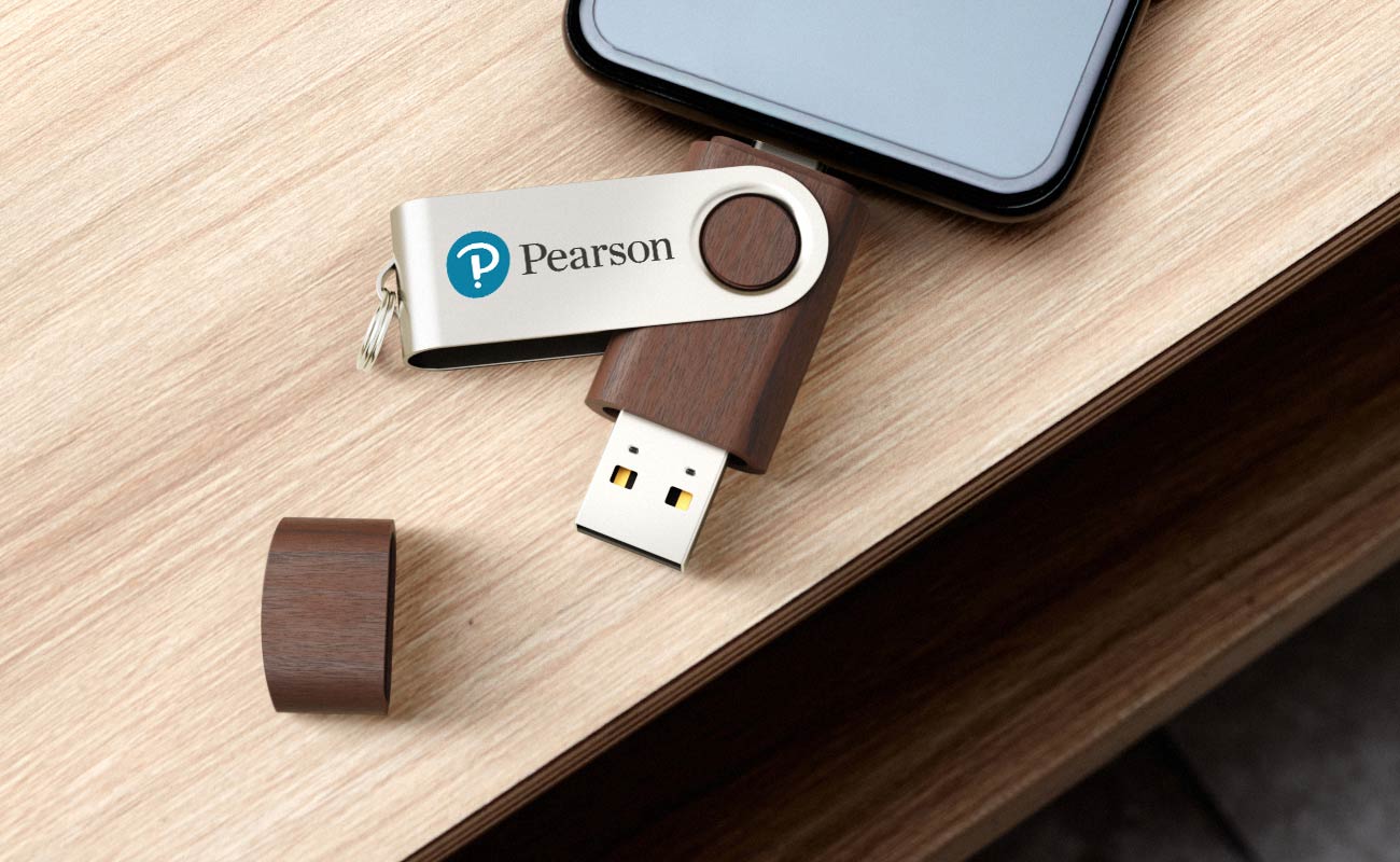 Twister Go Wood - USB-C med Logo gallery thumbnail