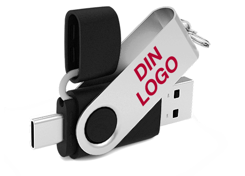 Twister Go - Minnepenn med USB-C med Logo Twister Go - Minnepenn med USB-C med Logo