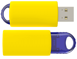 Hybridfarger er mulig. Velg to forskjellige standardfarger for bestemte deler.